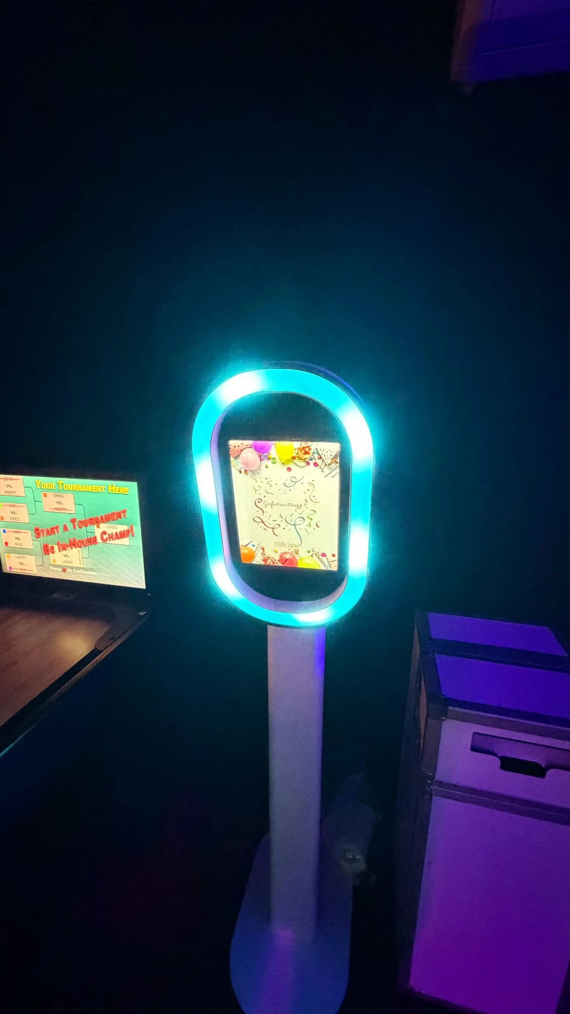 Photobooth moment met vrienden in de GameLounge Leusden